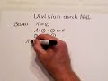 Division durch Null