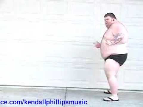 Fat Guy Dancing the BAD BOY Dance