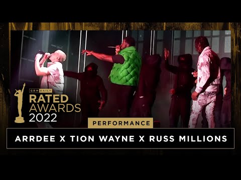 Arrdee x Tion Wayne x Russ Millions – Body Remix & Oliver Twist Performance | The Rated Awards 2022