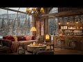 SNOWY DAY IN A COZY CAFE ❄️ INSTRUMENTAL JAZZ FOR STUDY, WOR ..