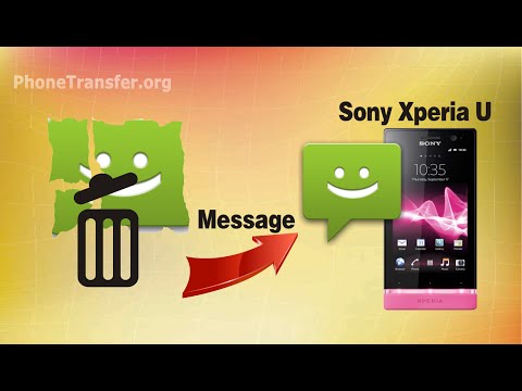 how to recover deleted photos from xperia u