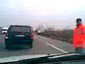 accident la intrarea in Urziceni