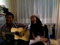 Jenniffer and Kenny  - No Air (Acoustic Cover)
