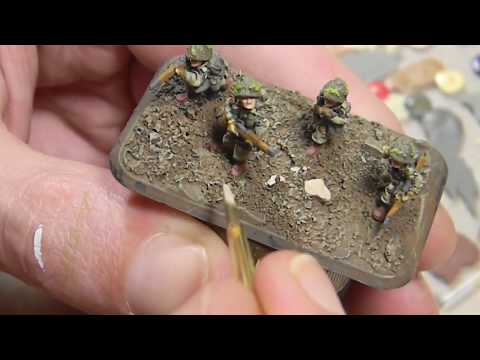 how to paint us airborne flames of war