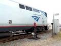 videos de Amtrak Empire Builder #8 departing Winona, MN 11-2-08