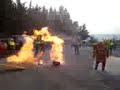 esercitazione protezione civile: bombola incendiata