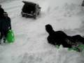 videos de Blane snow sledding in Tahoe 2008