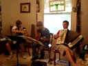 another video of heart and soul with our guitarist john. played by the happy wanderers. sorry about isaac's out of tune whistling! we didn't notice it till we watched the video. we didn't reshoot because we found it pretty funny!

john: guitar
zac: accordion
isaac: lead accordion
