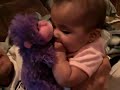 baby fighting ugley purple monkey