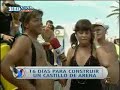 Metedura de pata de presentadora de television