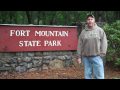 Fort Mountain State Park. - YouTube