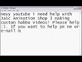 Need Help Making Custom Habbo Videos - Jasc Animation Shop 3
