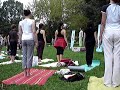 \"Yoga at the park\" - Pola Mokotowskie \"Yoga at the park\" - Pola Mokotowskie
