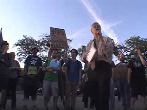 Copwatch protests the 1968 Police Reunion
