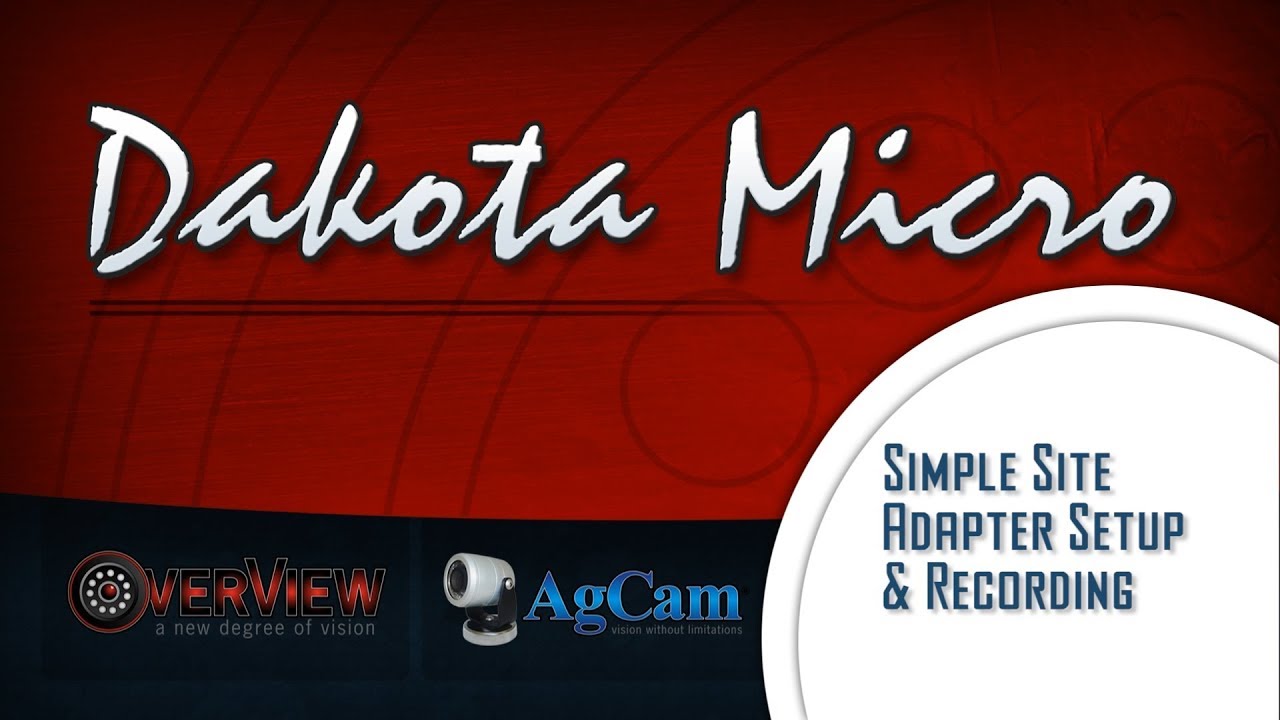 Dakota Micro | Simple Site Adapter   Setup and Recording