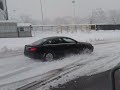 Due A6 3.0 nella neve di San Siro, Milano