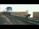 TRYING TO BEAT THE TRAIN