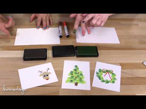 Cards - Jenn from CupcakesAndCardio joins me in this video to make some fun, kid-friendly holiday cards! Check out Jenn's channel: https://www.youtube.com/user/Cupca...