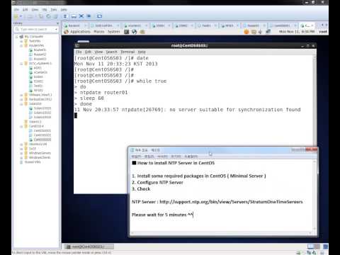 how to sync linux server time with ntp