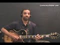 Learn How to Play Jazz Guitar - 251 Lick - Key of C