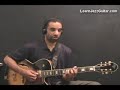 Learn How to Play Jazz Guitar - 251 Lick - Key of C