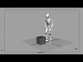 Weight lift, the lift part, spline curves