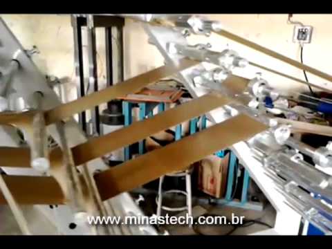 Tubeteira - Máquina para produção de tubos de papelão em espiral. Diâmetro interno do tubo: 20mm - 100mm. Espessura de parede: até 6.0mm. Quantidade de bobinas: até 10 u...