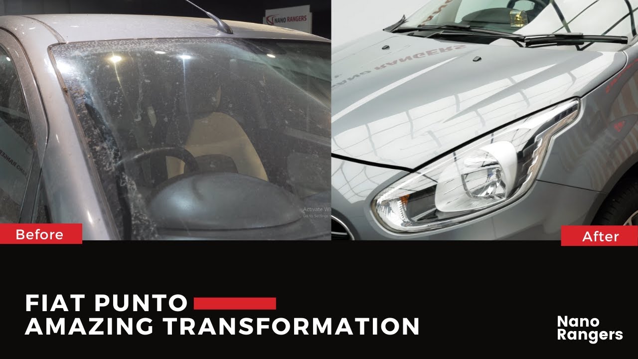 Fiat Punto | Transformed At Nano Rangers | Ceramic Coating Protection | Pune