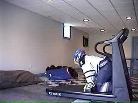 Hockey Treadmill Crash