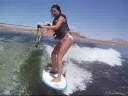 Lori is Learning how to surf