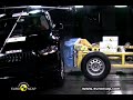www.euroncap.comFrontal Impact takes place at 64 Km/h, 40% of the width of the car striking a deformable barrier. In the side impact, a mobile deformable barrier impacts the driver's door at 50 km/h. In the pole test, the car tested is propelled sideways at 29km/h into a rigid pole.