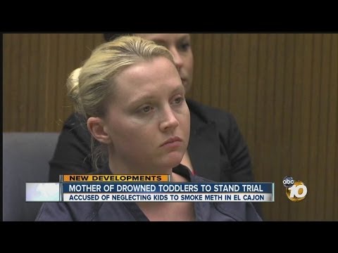 drowned woman - A woman whose two toddlers drowned in a swimming pool at a friend's home near Mt. Helix where a cannabis-cultivation operation was discovered was ordered Fri...