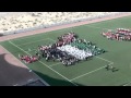 GWA students form human flag