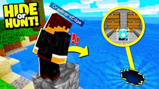 we CAUGHT Minecraft Enemies exiting there SECRET base! - Hide Or Hunt #5