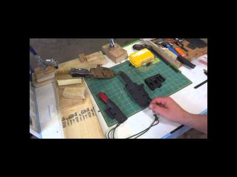 how to attach kydex sheath to belt