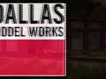 dallas model works flat car loader in action loading an ho scale flat car.