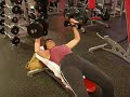 35-lb dumbbell press