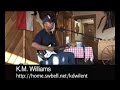 k.m. williams;known as the texas country blues preacher;performing  some solo blues boogie(original song 