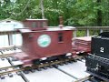 LIVE STEAM ACCUCRAFT MOGUL PULLING 50 POUNDS OF TRAIN