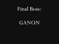 the boss battles from the original legend of zelda for the nes. this was recorded on the virtuanes emulator (thanks to windfalcon).