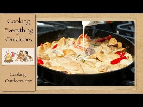 Creamy Cajun Chicken Skillet Recipe | Cooking Outdoors