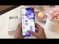  iphone 17 pro max aesthetic unboxing (silver) ???? cute cases and accessories, camera test + comparison