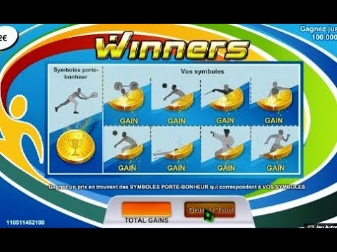 Jeux à gratter WINNERS, un peu ennuyeux comme jeu...