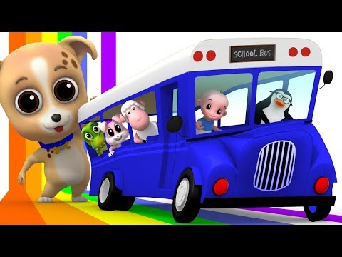 Wheels on The Bus | Nursery Rhymes | Kids TV