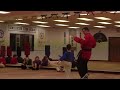 Caden Practicing his TKD Form