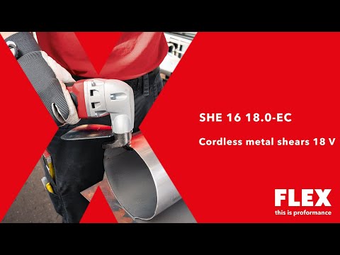 Ножницы вырубные аккумуляторные FLEX SHE 16 18.0-EC 532066