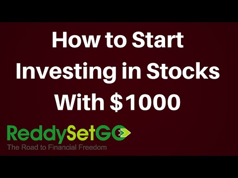 How to Start Investing in Stocks with $1000 or Less
