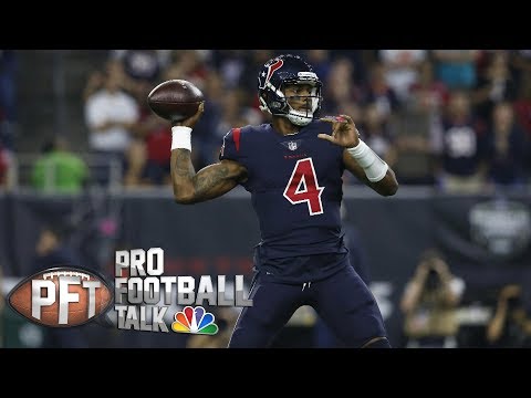 Video: Deshaun Watson returning to last year's form I Pro Football Talk I NBC Sports