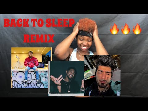 CHRIS BROWN - BACK TO SLEEP REMIX FT. USHER & ZAYN |REACTION|