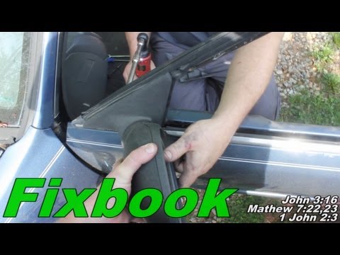 Side Mirror Assembly Remove Replace “How to” Honda Civic